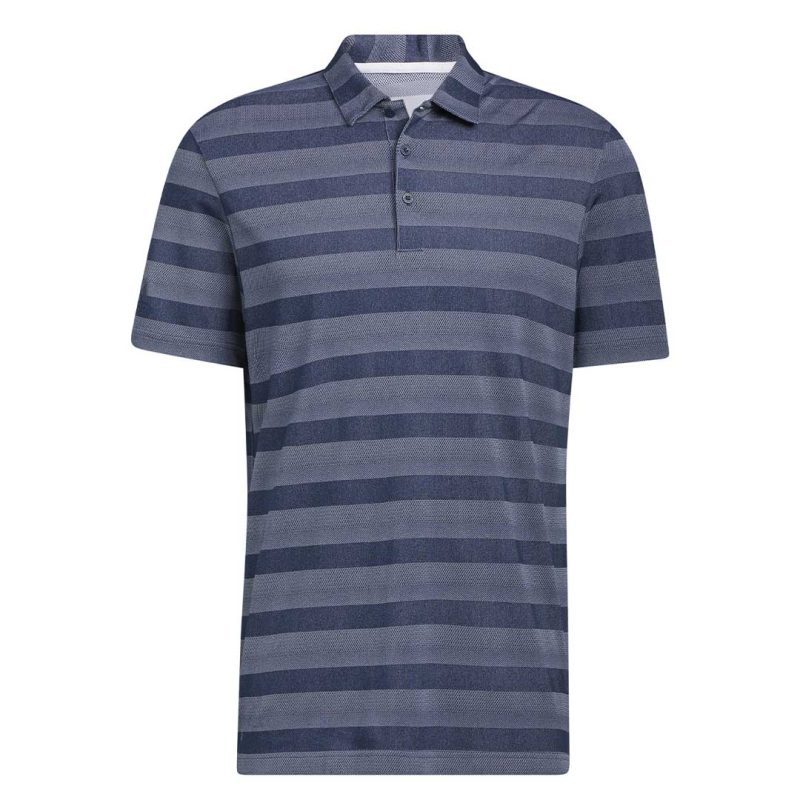 adidas Men s Two Color Striped Polo HE2298 01