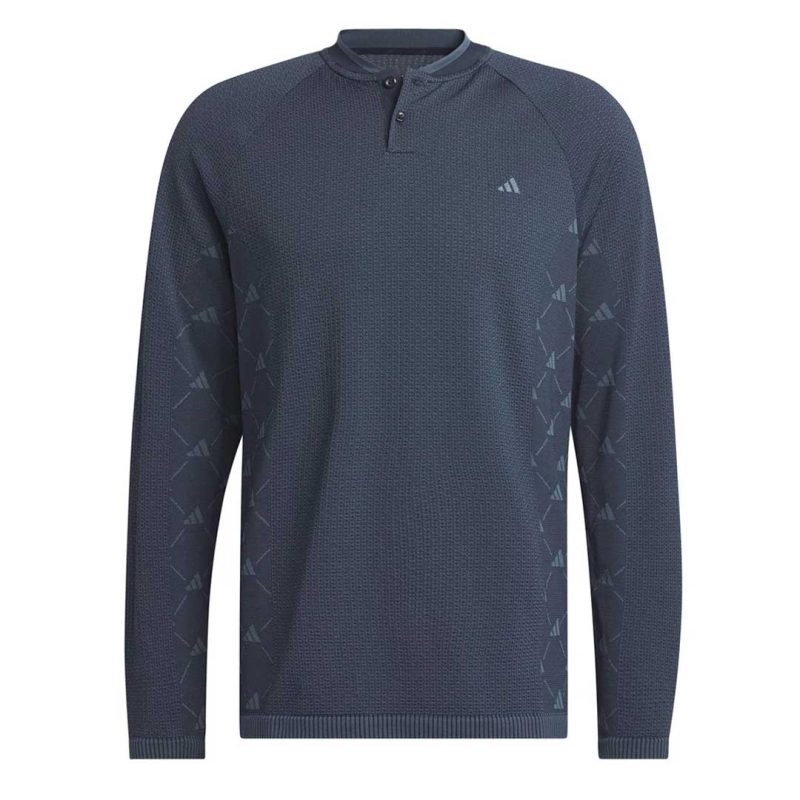 adidas Men s Ultimate365 Tour Primeknit Long Sleeve T Shirt HY1792 1