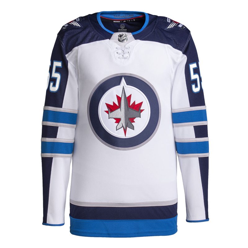 adidas Men s Winnipeg Jets Mark Scheifele Authentic Jersey HB6637 01