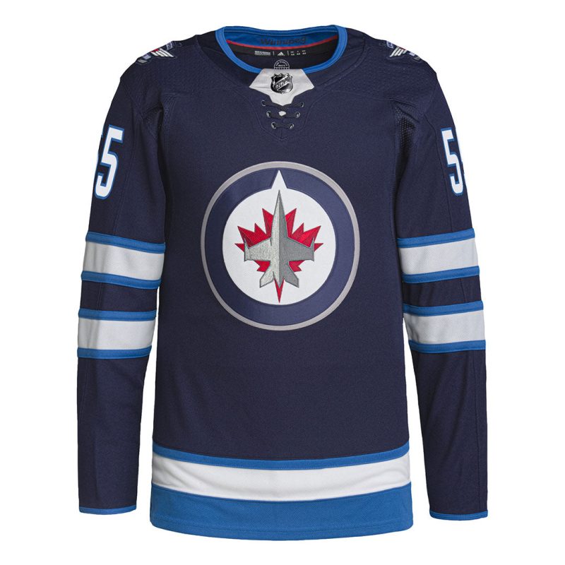 adidas Men s Winnipeg Jets Mark Scheifele Home Jersey HB6634 01