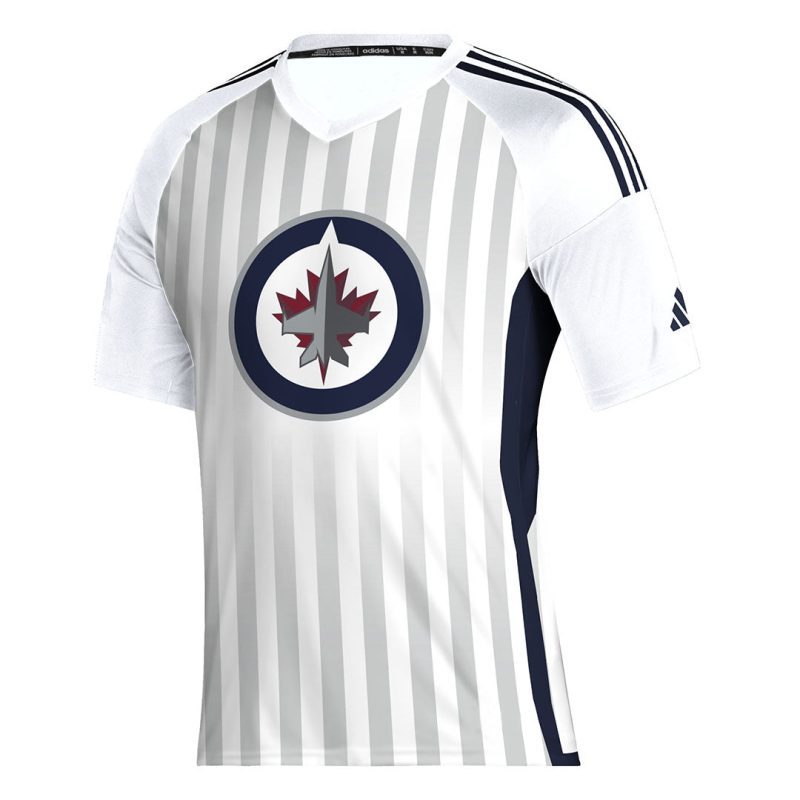 adidas Men s Winnipeg Jets Soccer T Shirt IP8070 01