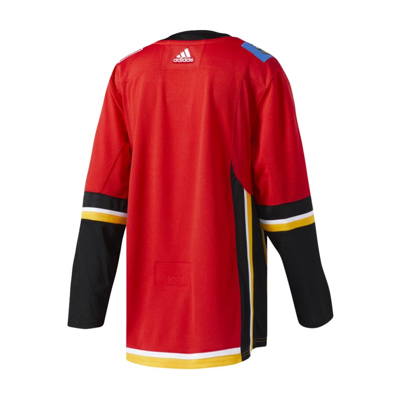 adidas Men sCalgaryFlamesAuthenticHomeJersey CA7072 02