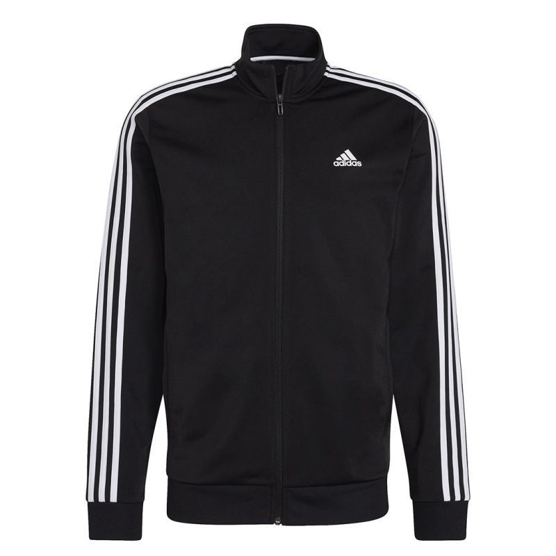 adidas Men sEssentialsWarmup3StripesTrackJacket H46099 01