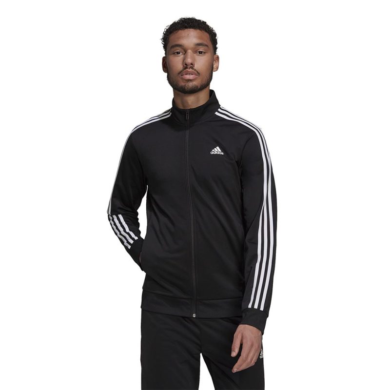 adidas Men sEssentialsWarmup3StripesTrackJacket H46099 02