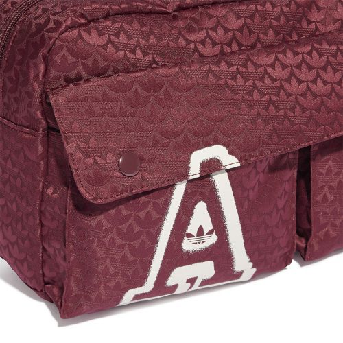 adidas Trefoil Jacquard Monogram Oversized Waist Bag IC2088 04