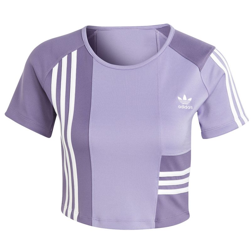 adidas Women s Adicolor Crop T Shirt IC2378 01