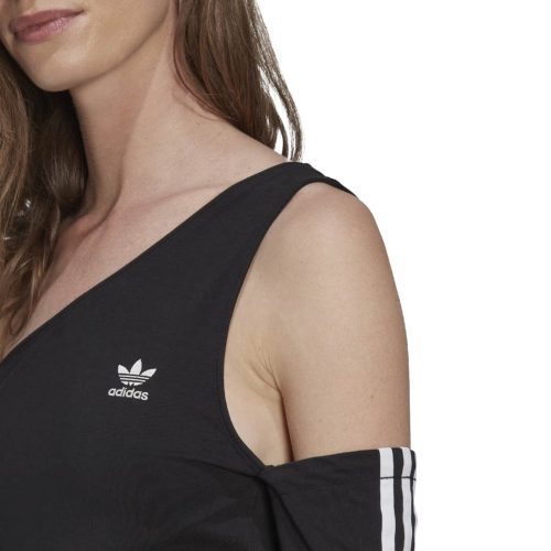 adidas Women s Adicolor Trefoil Cutout Long Sleeve Dress II6110 2