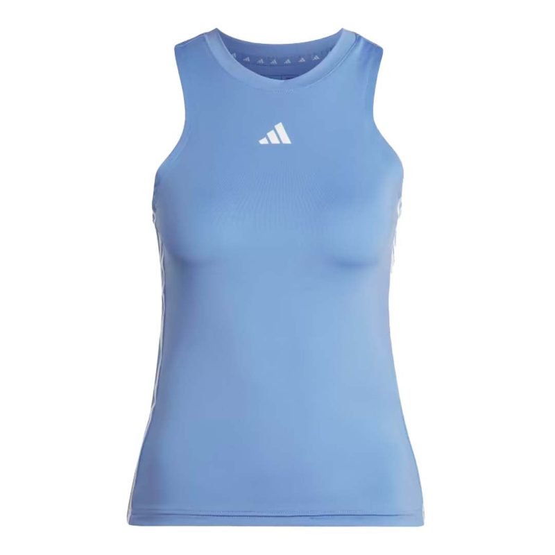 adidas Women s Aeroready Essentials 3 Stripes Tank Top HR7818 01