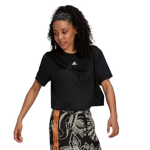 adidas Women s Aeroready Studio Crop T Shirt HD8943 04