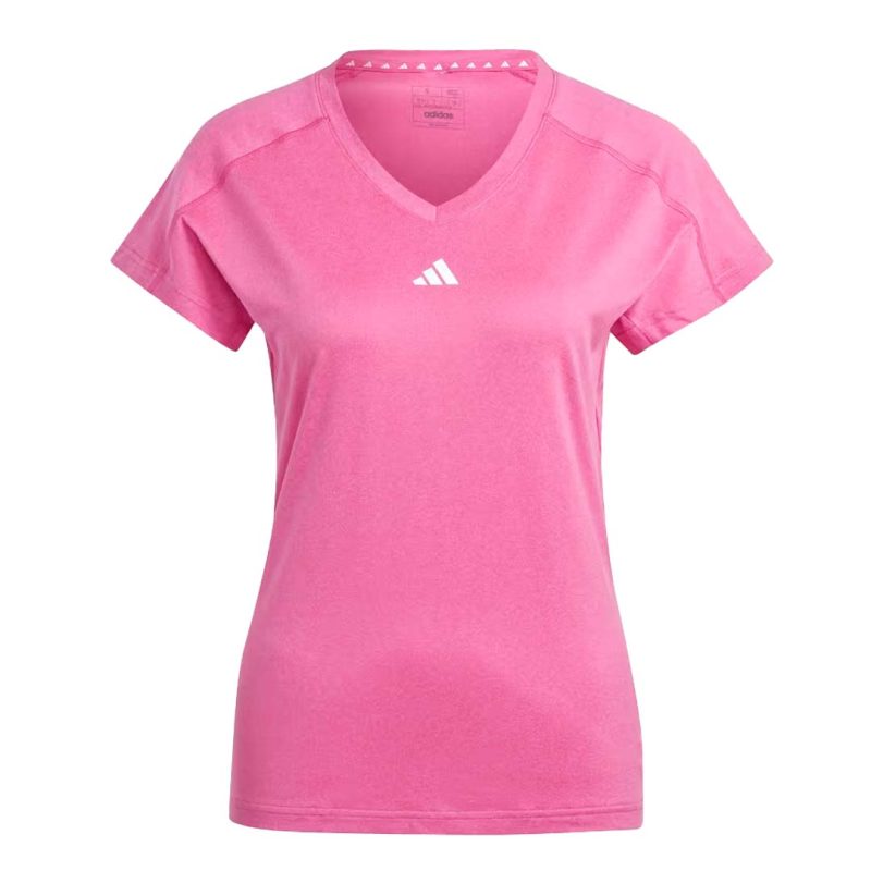 adidas Women s Aeroready Train Essentials V Neck T Shirt HR7876 01