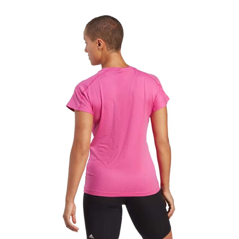 adidas Women s Aeroready Train Essentials V Neck T Shirt HR7876 03