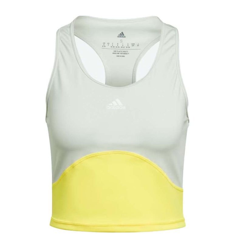 adidas Women s Aeroready Train Hiit Crop Tank Top HM3896 01