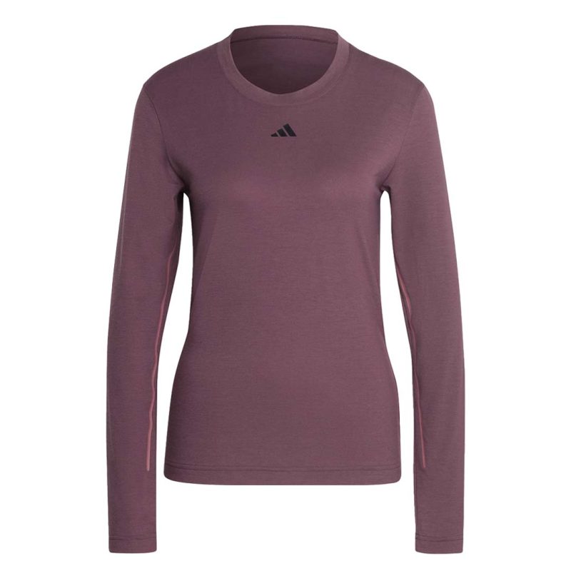 adidas Women s Authentic Balance Yoga Studio Long Sleeve T Shirt HZ9077 1