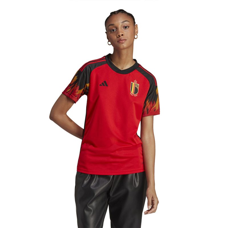 adidas Women s Belgium 22 Home Jersey HE6631 08