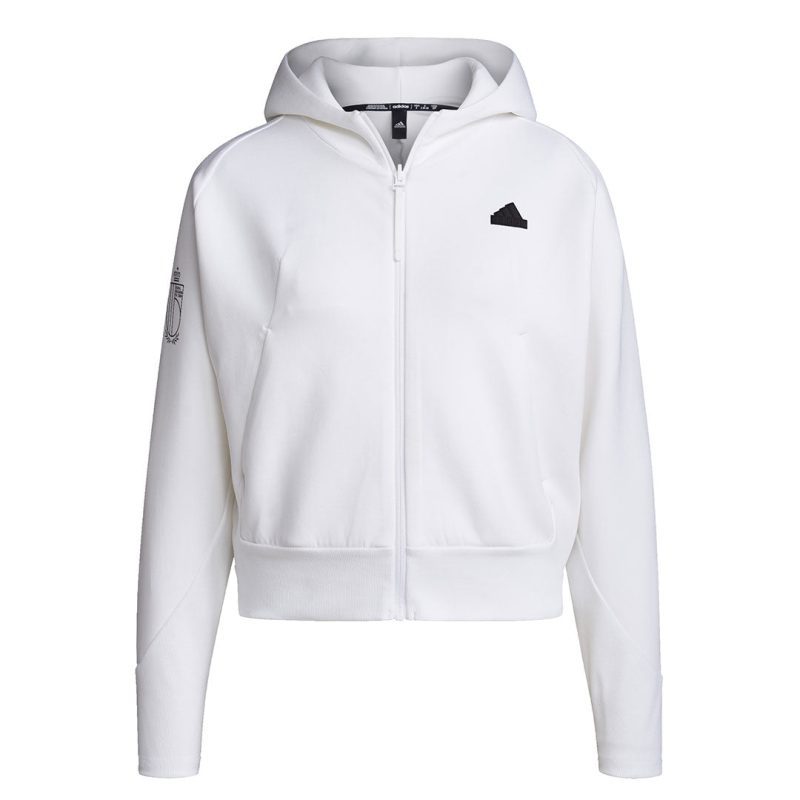 adidas Women s Belgium ZNE Full Zip Hoodie IR7766 01