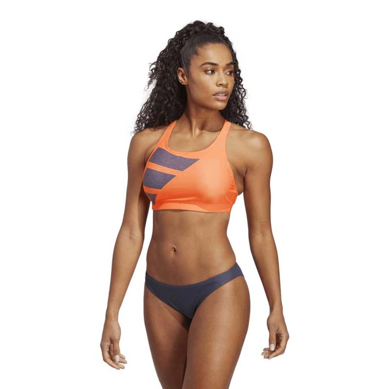 adidas Women s Big Bars 2 Piece Swimsuit HR4386 02