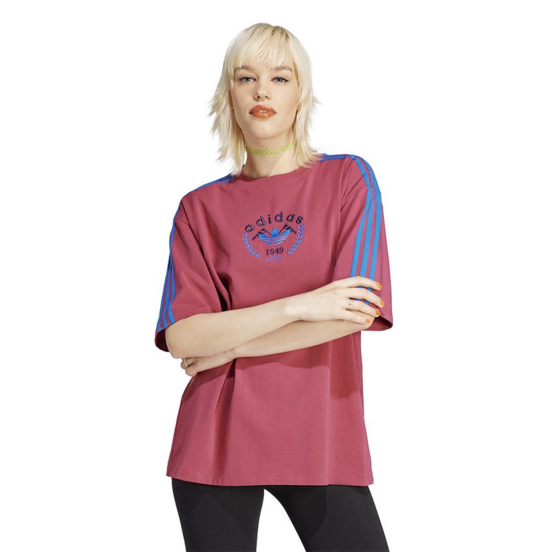 adidas Women s Crest Embroidery T Shirt IJ8294 02