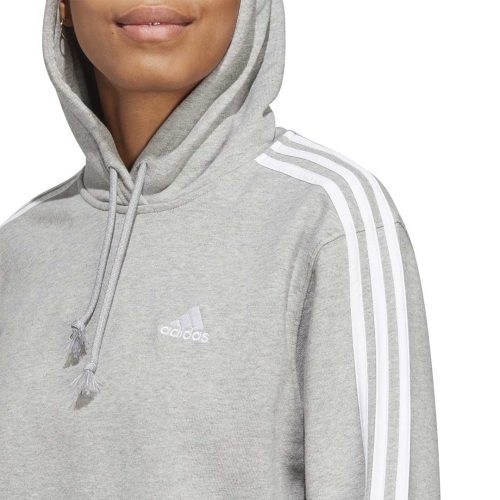 adidas Women s Essentials 3 Stripes French Terry Crop Hoodie IC9910 06