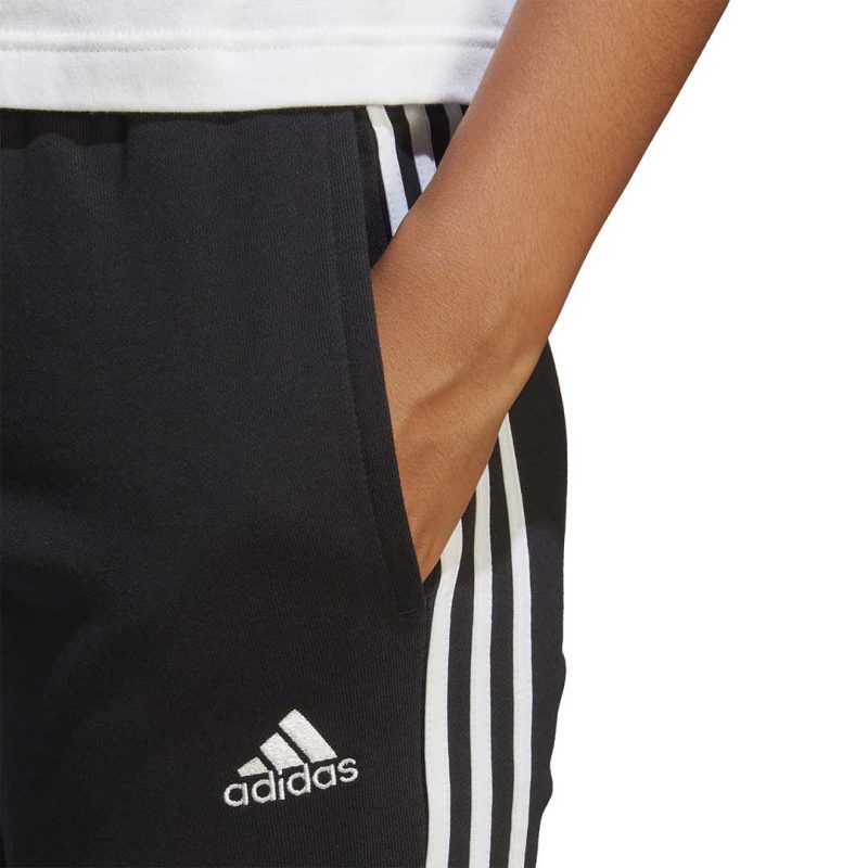 adidas Women s Essentials 3 Stripes French Terry Cuffed Pants IC8770 06