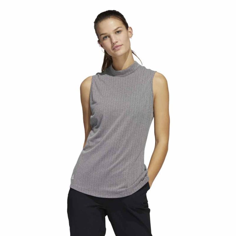 adidas Women s Essentials Mock Neck Sleeveless Polo HA3480 02