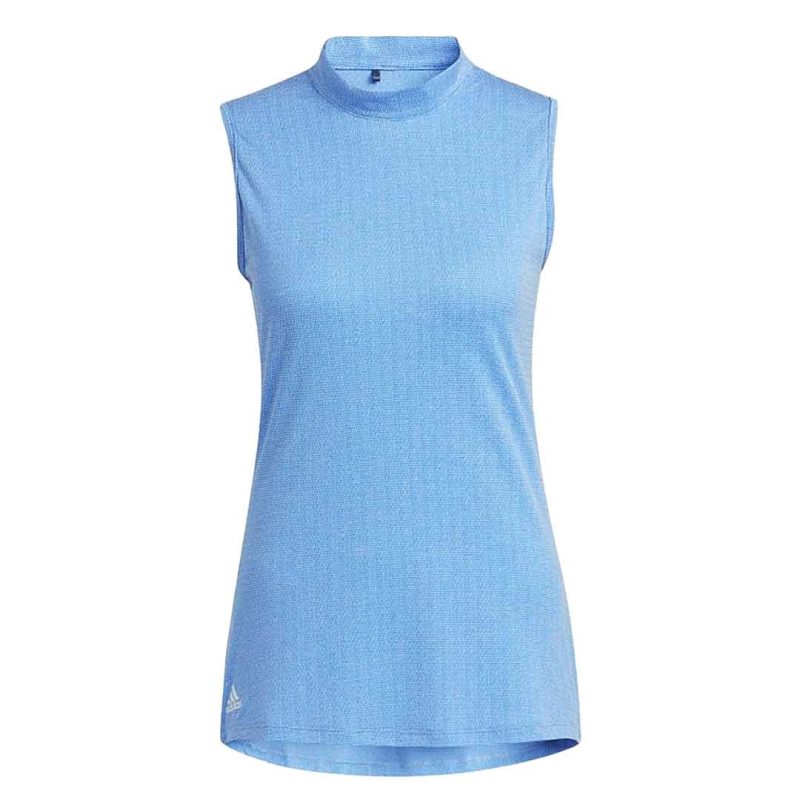 adidas Women s Essentials Mock Neck Sleeveless Polo HA3484 1