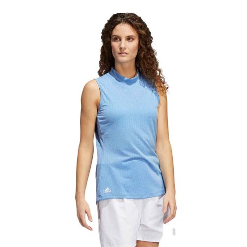 adidas Women s Essentials Mock Neck Sleeveless Polo HA3484 3