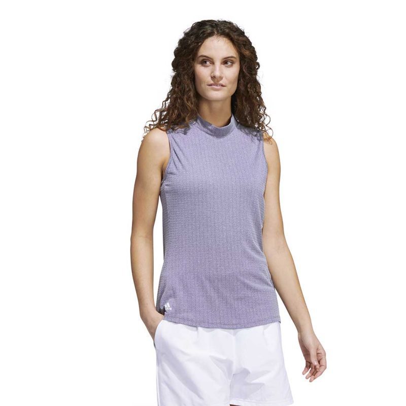 adidas Women s Essentials Mock Neck Sleeveless Polo HA3485 03