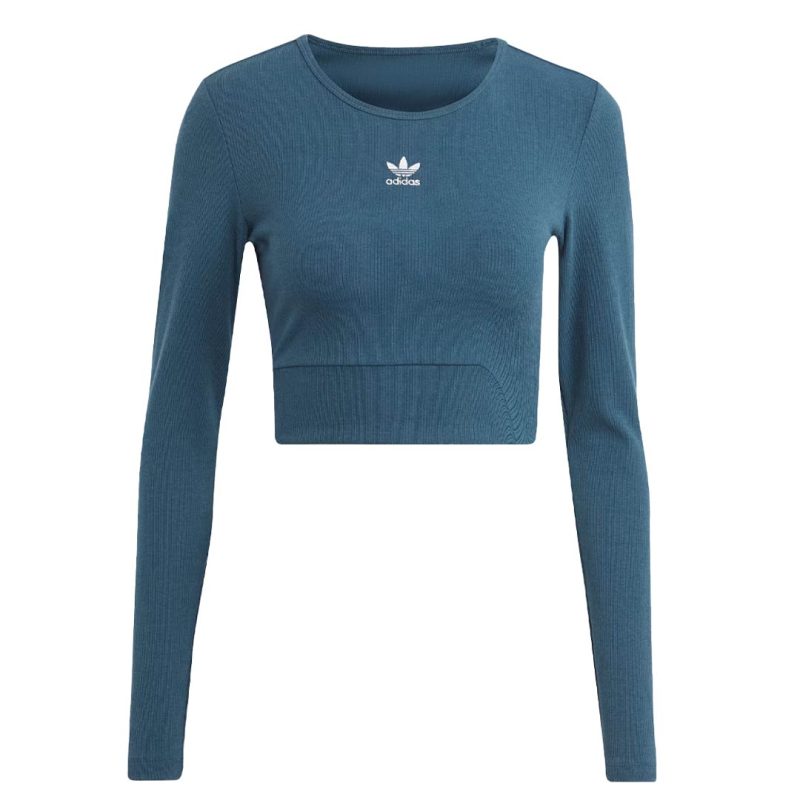 adidas Women s Essentials Ribbed Long Sleeve T Shirt IJ5387 5