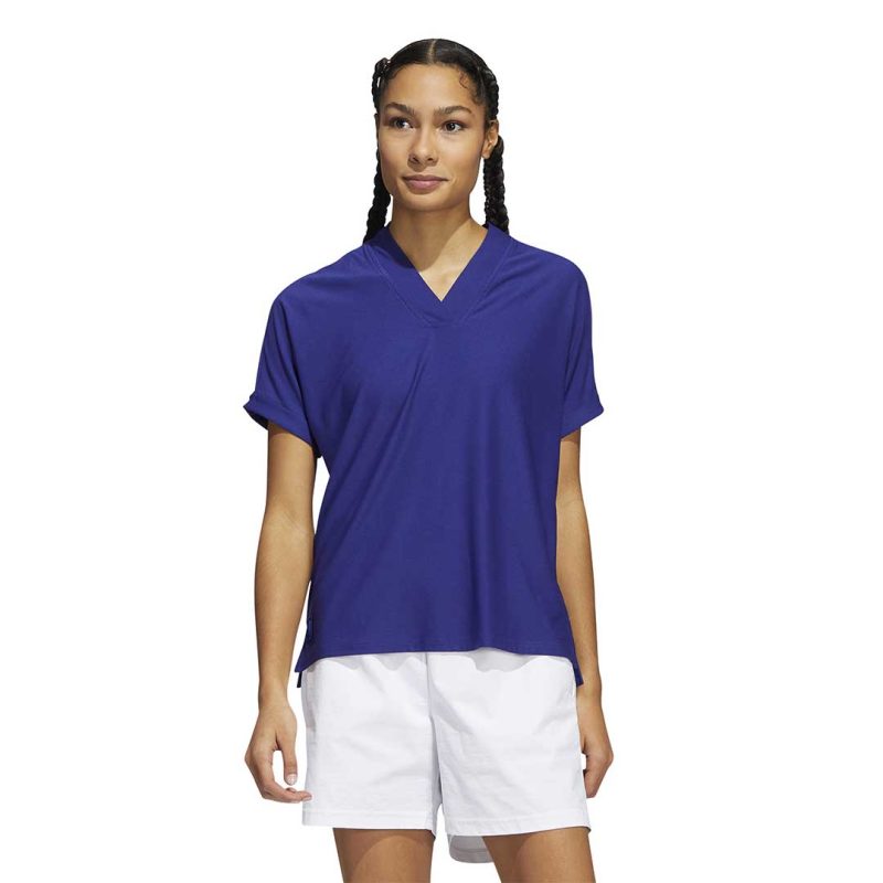 adidas Women s Go To Short Sleeve Polo HA6043 02