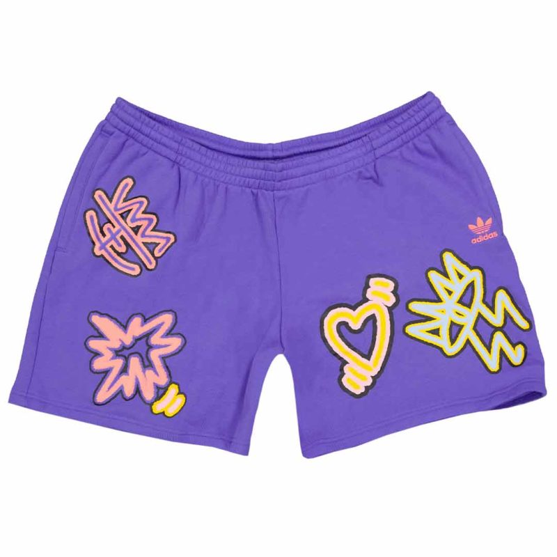 adidas Women s Graphic Love Unites Short HC3086 01