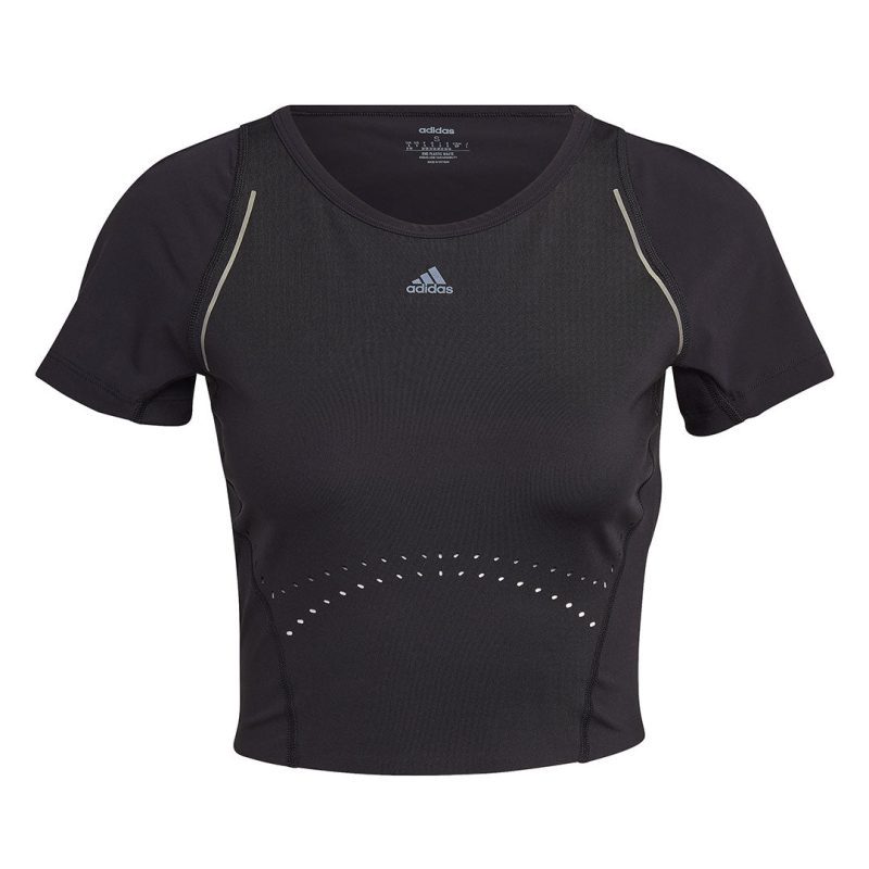 adidas Women s HIIT 45 Seconds Crop T Shirt HM8096 01