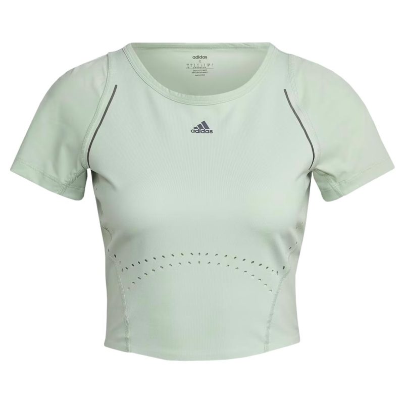 adidas Women s HIIT 45s Crop T Shirt HM8097 01