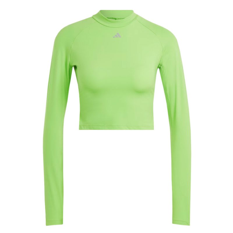 adidas Women s HIIT Heat.Rdy Long Sleeve Crop T Shirt IM2656 01