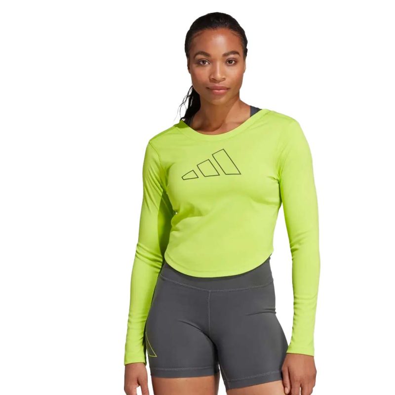 adidas Women s Hyperbright Training Long Sleeve T shirt IL6618 02