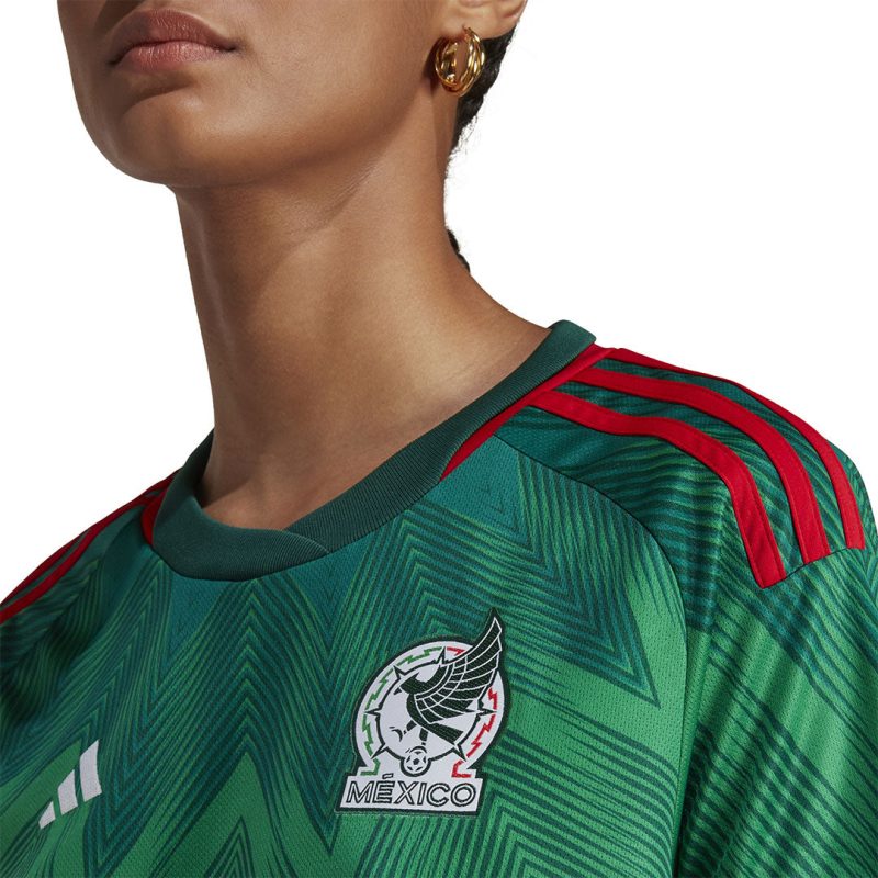 adidas Women s Mexico 22 Home Jersey HE8847 08