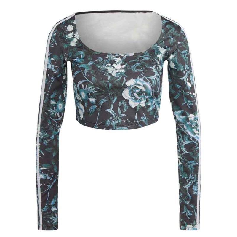 adidas Women s Originals All Over Flower Print T Shirt II3194 01