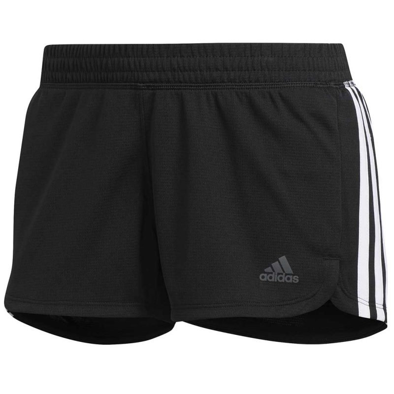 adidas Women s Pacer 3 Stripes Knit Shorts DU3502 01