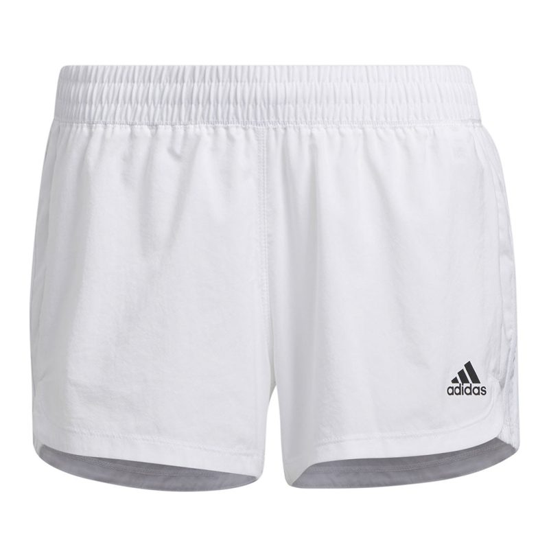 adidas Women s Pacer 3 Stripes Woven Shorts GQ5074 01