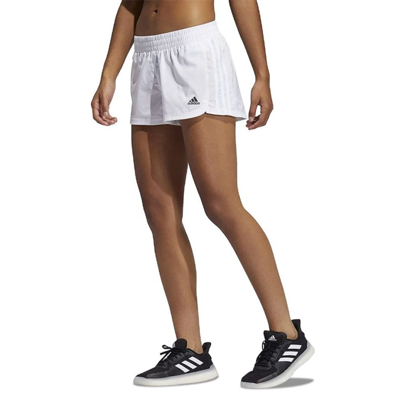 adidas Women s Pacer 3 Stripes Woven Shorts GQ5074 02