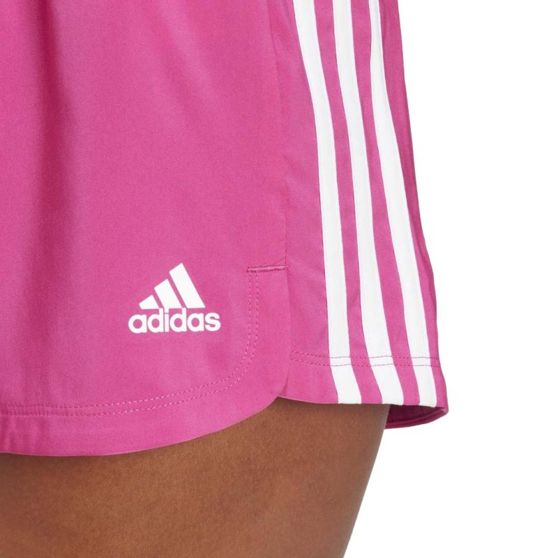 adidas Women s Pacer 3 Stripes Woven Shorts IB8697 05