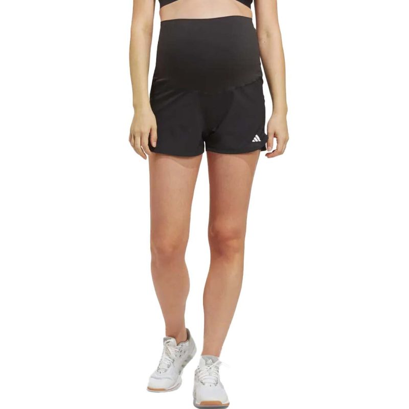 adidas Women s Pacer Ess Shorts Maternity IB8546 02 86c57288 23ac 4ef5 82d4 09291ae7758f