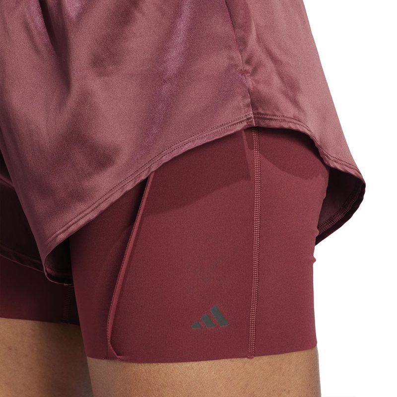 adidas Women s Power AEROREADY 2 In 1 Shorts IL9448 08