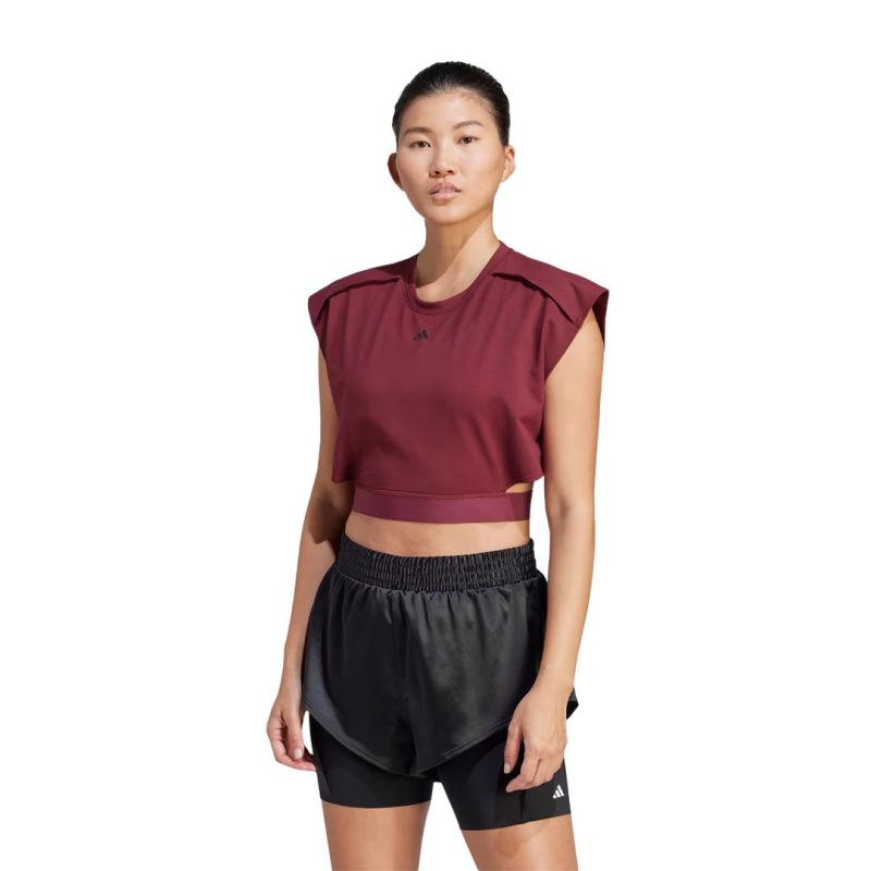 adidas Women s Power Crop Sleeveless T Shirt IM2708 02