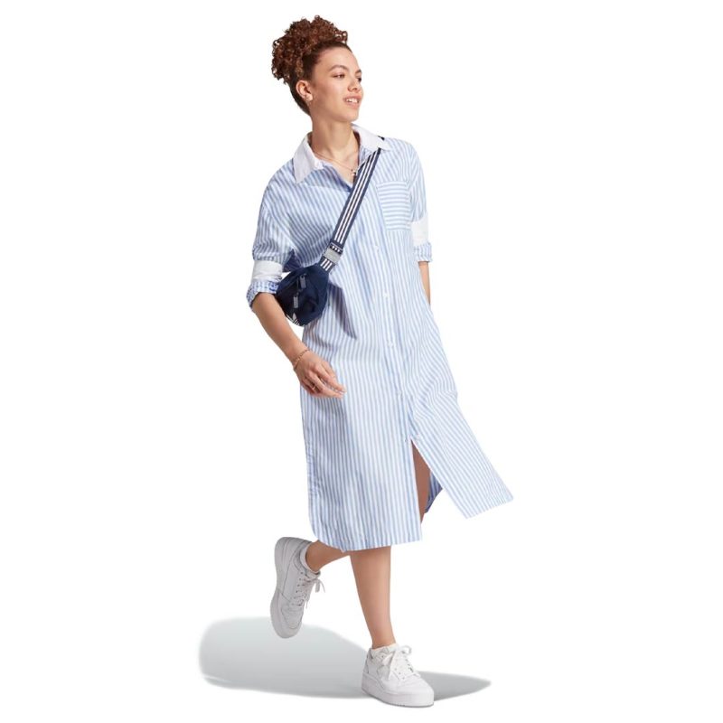 adidas Women s Premium Essentials Poplin Shirt Dress IC5296 4