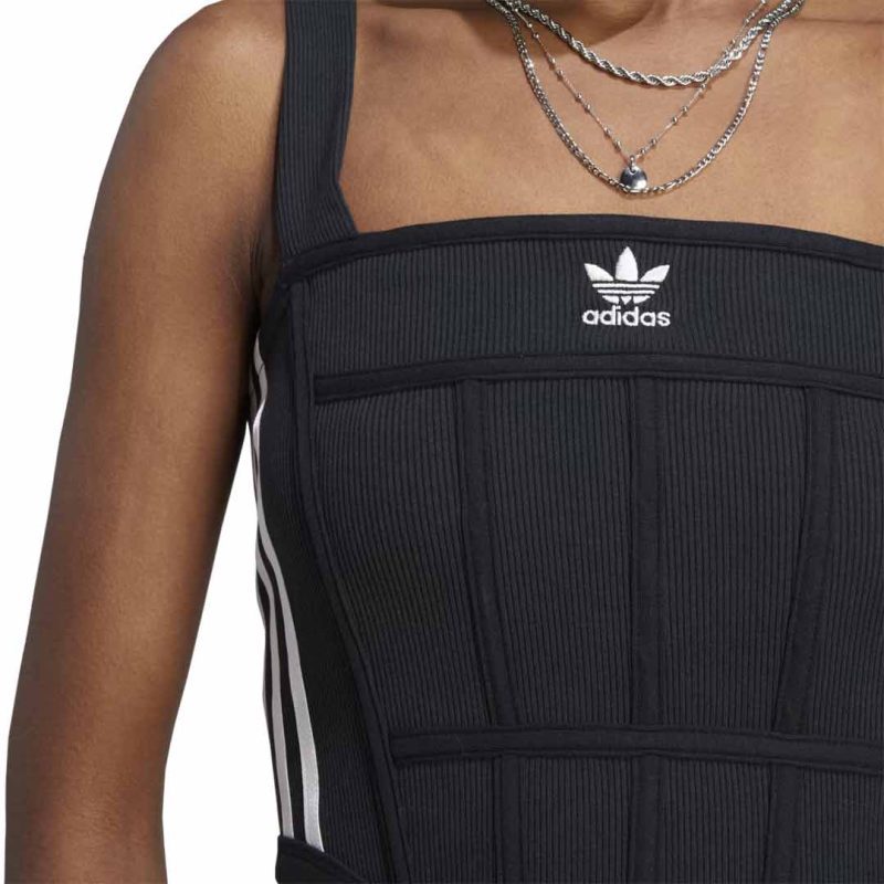 adidas Women s Rib Corset Tank Top IJ5030 05