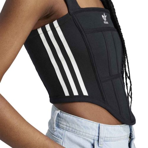 adidas Women s Rib Corset Tank Top IJ5030 06