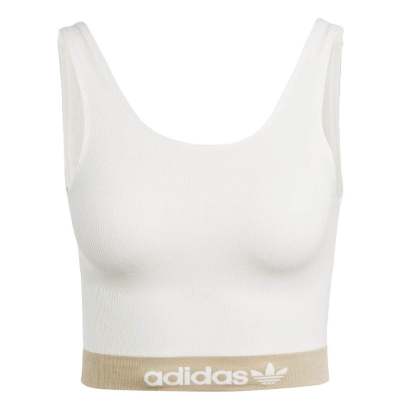 adidas Women s Ribbed Modern Flex Brami Crop Top GC3809 2