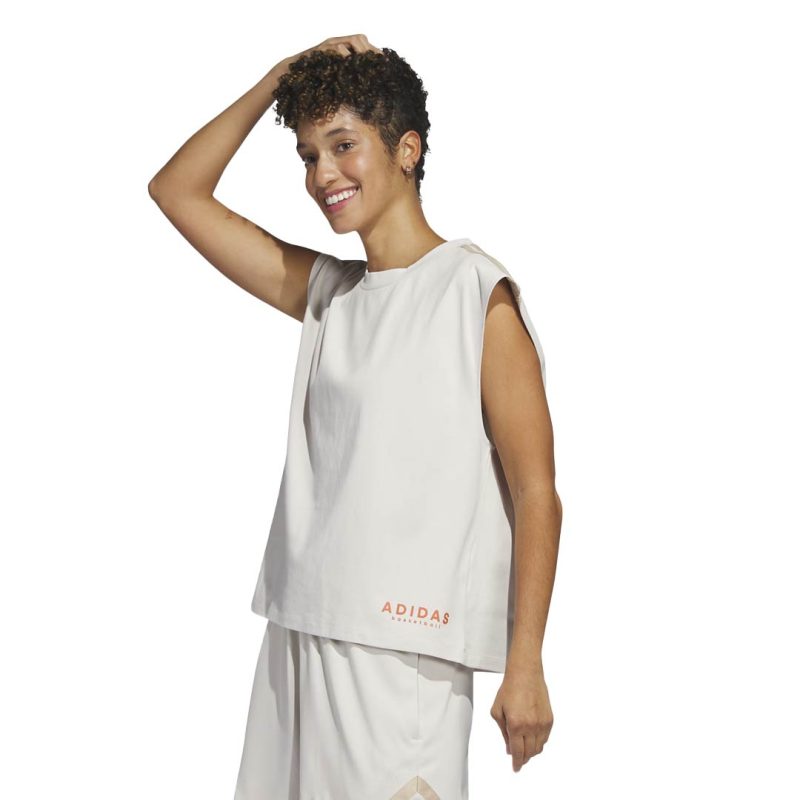 adidas Women s Select Sleeveless T Shirt HY2652 4