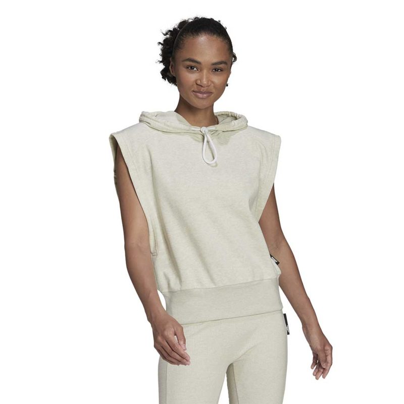 adidas Women s Studio Lounge Hooded Tee HE4150 02