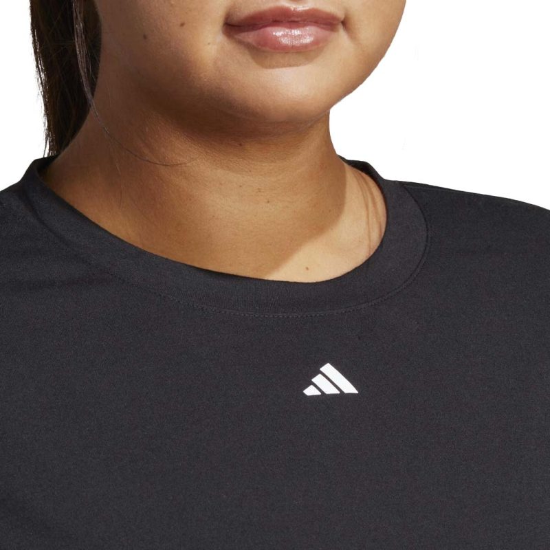 adidas Women s Studio SS T Shirt Plus Size HN5552 05